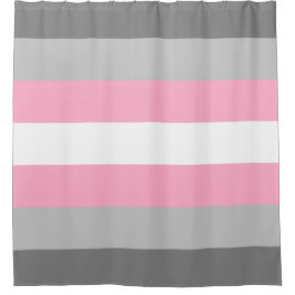 Demigirl国旗(デミガールプライド) （性別ID） シャワーカーテン