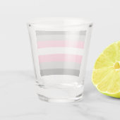 Demigirl国旗(デミガールプライド) （性別ID） ショットグラス (裏面)