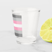 Demigirl国旗(デミガールプライド) （性別ID） ショットグラス (右)