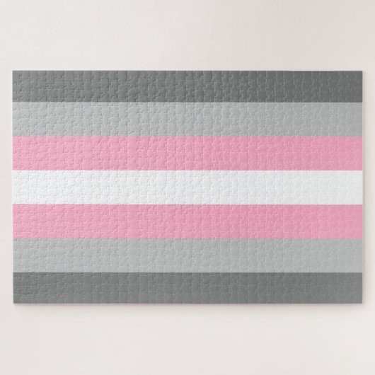 Demigirl国旗(デミガールプライド) (性別ID) ジグソーパズル (横)