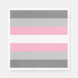 Demigirl国旗(デミガールプライド) （性別ID） スタンダードランチョンナプキン