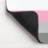 Demigirl国旗(デミガールプライド) (性別ID) マウスパッド (コーナー)