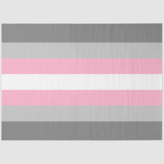 Demigirl国旗(デミガールプライド) (性別ID) 薄葉紙 (正面)