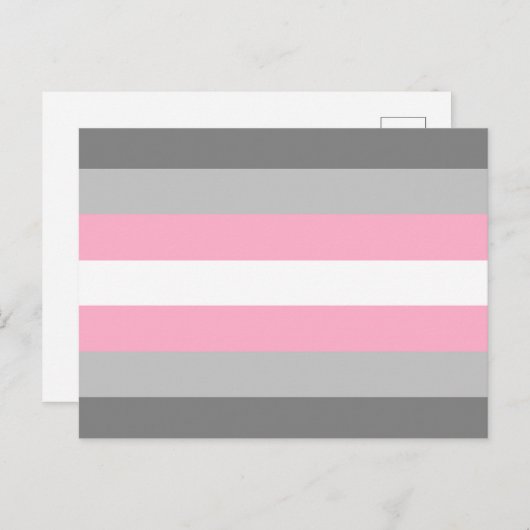 DemiGirl Flag ポストカード (正面/裏面)