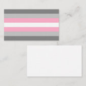 DemiGirl Flag 名刺 (正面/裏面)