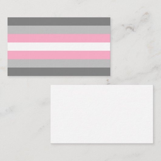 DemiGirl Flag 名刺 (正面/裏面)