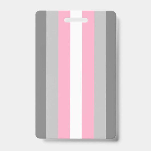 DemiGirl Flag Ausweis バッジ (正面)