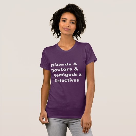 Demigods Detectives Fangirlのワイシャツの魔法使いの博士 Tシャツ