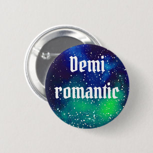 Demiromanticのカスタマイズ可能な銀河系のアイデンティティ 缶バッジ