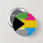 Demiromantic Pansexual Pin 缶バッジ (正面&裏面)