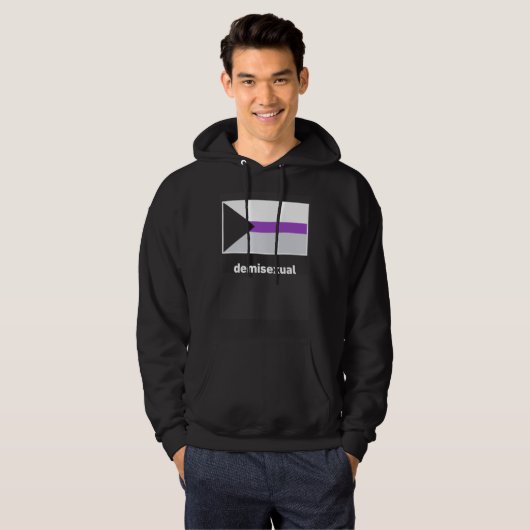 Demisexual Pride Flag Demisexual Flag パーカ (正面フル)