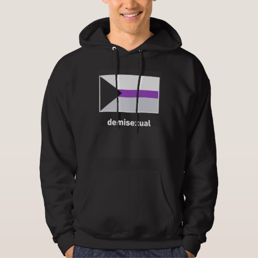 Demisexual Pride Flag Demisexual Flag パーカ (正面)