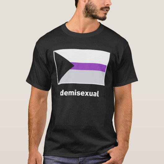 Demisexual Pride Flag Demisexual Flag Tシャツ (正面)