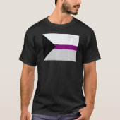Demisexual Pride Flag national pride Tシャツ (正面)