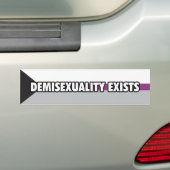 Demisexualityはバンパーステッカーあります バンパーステッカー (車上)
