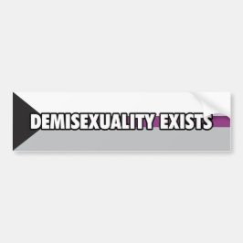 Demisexualityはバンパーステッカーあります バンパーステッカー