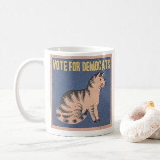 Democatsのための投票 コーヒーマグカップ