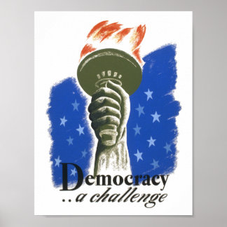 Democracy A Challenge ポスター