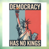 Democracy Has No Kings Liberity Status American ウィンドウサイン (シート3)