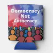 Democracy Not Autocracy 缶クーラー (裏面)