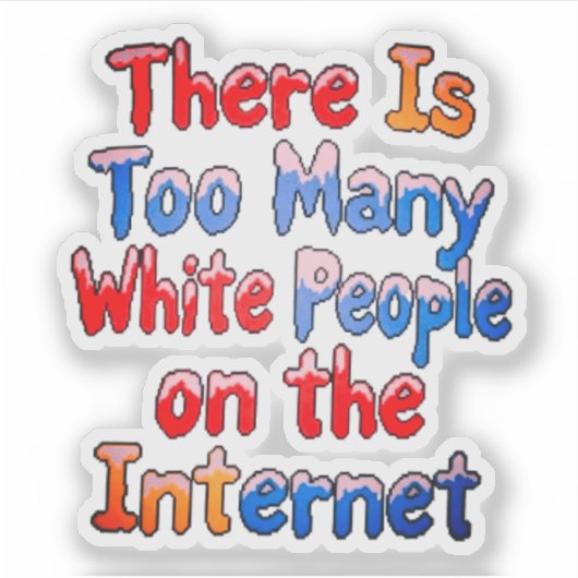 DEMOCRAT INTERNET シール (正面)