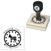 Democratic Club of Wicomico County Stamp ラバースタンプ (押印)