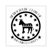 Democratic Club of Wicomico County Stamp ラバースタンプ (インプリント)