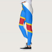 Democratic Republic of the Congo flag Leggings レギンス (左)