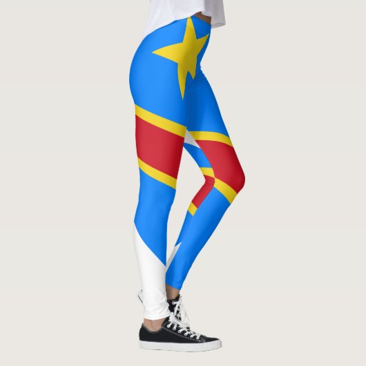 Democratic Republic of the Congo flag Leggings レギンス (右)