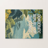 Democratic Republic of the Congo Illustration ジグソーパズル (横)