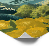 Democratic Republic of the Congo Illustration ポスター (角)