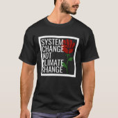 Democratic Socialist Rose Climate Change Respect E Tシャツ (正面)
