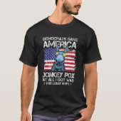 Democrats Gave American Donkey Pox Donkeypox Tシャツ (正面)