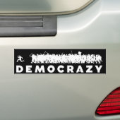 Democrazyのバンパーステッカー バンパーステッカー (車上)