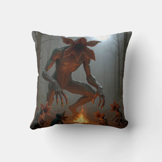 Demogorgon Creatures Around a Campfire クッション (裏面)