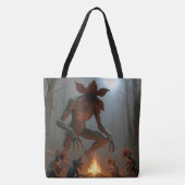 Demogorgon Creatures Around a Campfire トートバッグ (正面)
