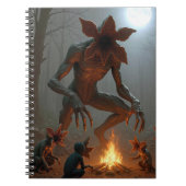 Demogorgon Creatures Around a Campfire ノートブック (正面)
