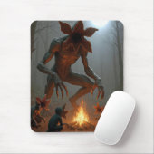 Demogorgon Creatures Around a Campfire マウスパッド (マウス)