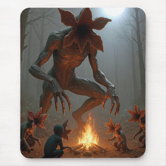 Demogorgon Creatures Around a Campfire マウスパッド (正面)
