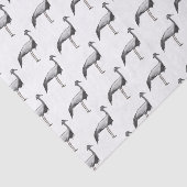 Demoiselle crane bird cartoon illustration  薄葉紙 (詳細)