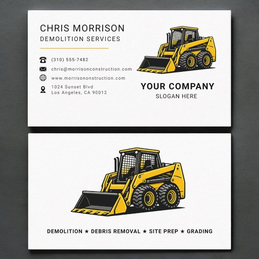 Demolition Services Construction 名刺