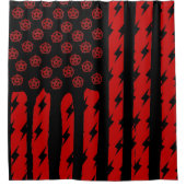 Demon Flag シャワーカーテン (正面)