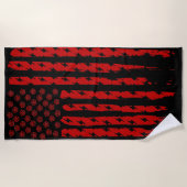 Demon Flag ビーチタオル (正面)