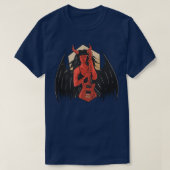 Demon Hell Lucifer Devil Evil Underworld Guitar Mu Tシャツ (デザイン正面)