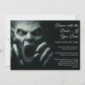 Demon Night Halloween Costume Party Invitation 招待状 (正面)