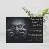 Demon Night Halloween Costume Party Invitation 招待状 (スタンド正面)
