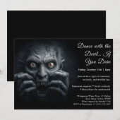 Demon Night Halloween Costume Party Invitation 招待状 (正面/裏面)