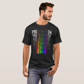 Demon Pride Month LGBT Gay Pride Month Transgender Tシャツ (正面フル)