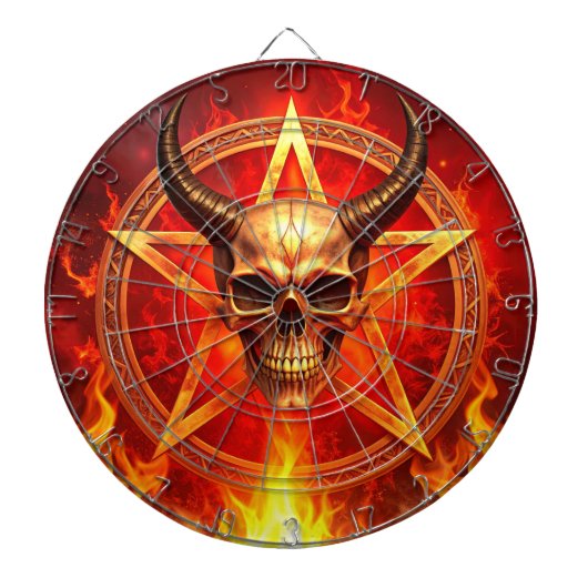 Demon Skull Dartboard ダーツボード (正面)