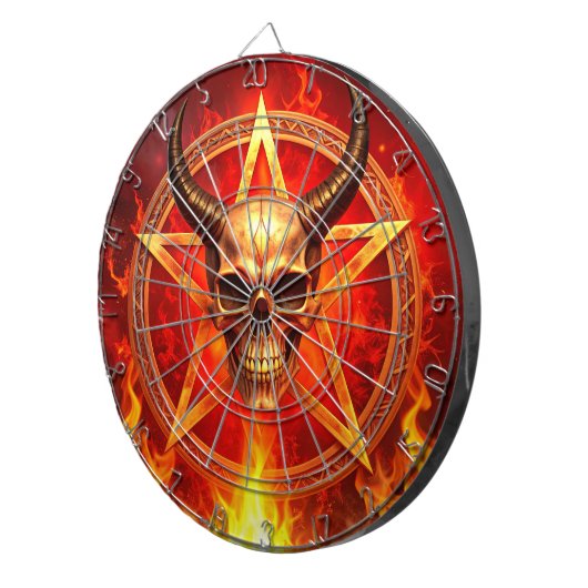 Demon Skull Dartboard ダーツボード (正面右)